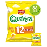 Iceland  Walkers Quavers Cheese Multipack Snacks 12x16g