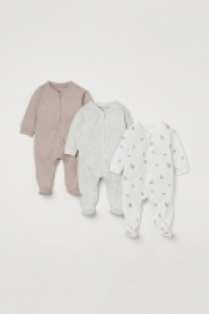 3-pack zip-up pyjamas £17.99