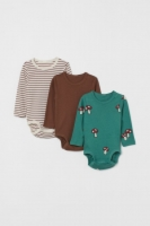 3-pack cotton bodysuits £8.00