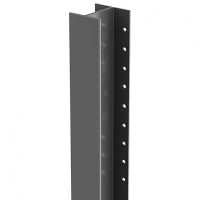 Wickes  DuraPost Steel Fence Post Anthracite Grey - 55mm x 54mm x 2.