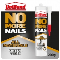 Wickes  Unibond No More Nails All Materials Crystal Clear Cartridge 