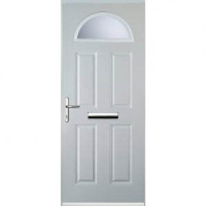 Euramax 4 Panel 1 Arch Right Hand White Composite Door - 880 £670.00