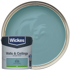 Wickes Ostrich Egg Blue - No. 936 Vinyl Silk Emulsion - 2.5L £13.00
