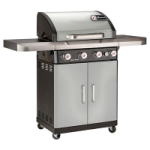 Wickes  Landmann Rexon 4.1 Gas BBQ - Stainless Steel