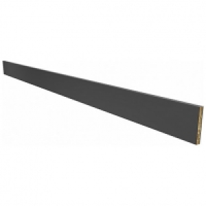 Orlando/Madison Dark Grey Gloss Continuous Plinth - 2.6m