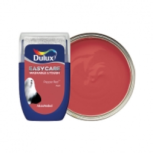 Dulux Easycare Washable & Tough Paint - Pepper Red Tester Po £2.00