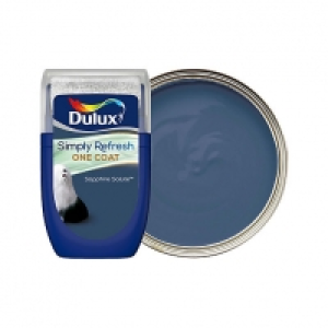 Dulux Simply Refresh One Coat Paint - Sapphire Salute Tester