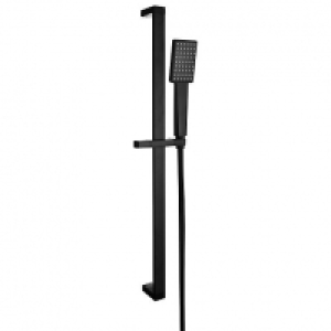 Bristan Square Shower Kit with Single Function Handset - Bla £67.15