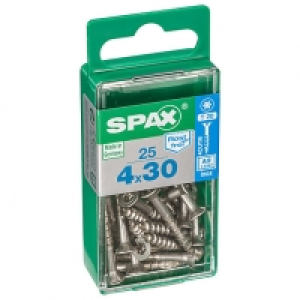 Spax Tx Countersunk Stainless Steel Screws - 4 X 30mm Pack O