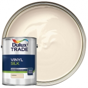 Dulux Trade Vinyl Silk Emulsion Paint - Magnolia 5L £34.00