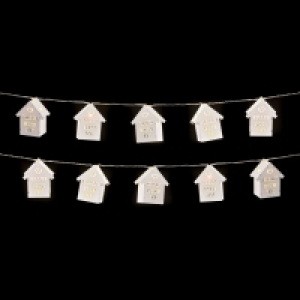 QDStores  White House Christmas String Lights - 10 Warm White LEDs