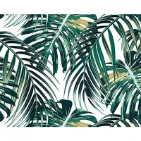 Wickes  ohpopsi Tropical Palm Leaves Wall Mural - L 3m (W) x 2.4m (H