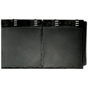 Envirotile Plastic Lightweight Anthracite Double Tile - 365