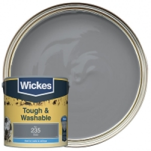 Wickes Slate - No.235 Tough & Washable Matt Emulsion Paint - &pound;17.00