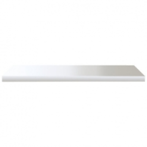 Wickes  Gloss White Radiator Shelf - 18 x 150 x 600mm