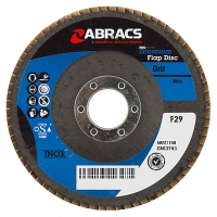 Wickes  Abracs ABFZ115B120 Zirconium Flap Discs Fine 120 Grit - 115 