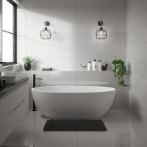 Wickes Moraine Cloud Glazed Polished Porcelain 590x590mm £17.68