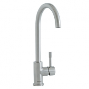 Wickes  Vanguard Single Lever Brushed Tap - High Pressure