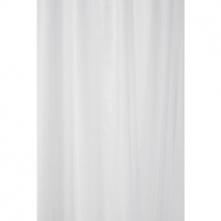 Wickes  Croydex Hygiene & Clean Plain Textile White Shower Curtain -