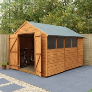 Forest Garden 10 x 8ft Double Door Shiplap Apex Treated Shed £1,750.00