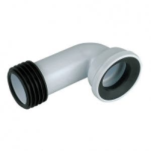 FloPlast Soil Pan Connector 90° - White £5.50