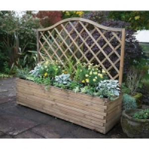 Wickes  Forest Garden Venice Planter Natural - 1.5m x 1.8m