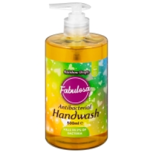 Fabulosa Antibacterial Hand Wash 500ml - Rainbow Drops &pound;1.00