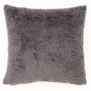 Snuggle Fleece Cushion - 50cm - Charcoal £14.00