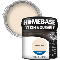 Homebase Homebase Paint Homebase Tough & Durable Matt Paint - Magnolia 2.5L