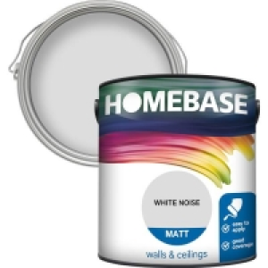 Homebase Matt Paint - White Noise 2.5L £15.00
