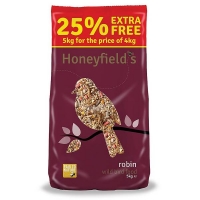 Homebase Honeyfields Honeyfields Robin Wild Bird Food - 5kg
