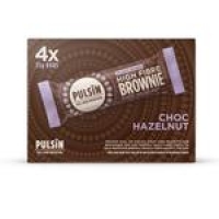 Ocado  Pulsin Choc Hazelnut Vegan High Fibre Brownie Multipack