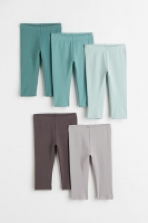 5-pack jersey leggings £9.00
