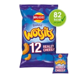 Iceland  Walkers Wotsits Really Cheesy Multipack Snacks 12x16.5g