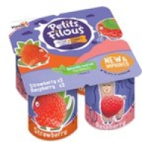 Petits Filous Big Pots Strawberry & Raspberry Fromage Frais £1.50