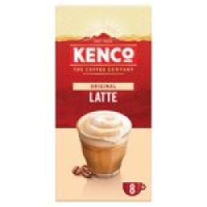 Kenco Latte Instant Coffee 8 Sachets £1.60