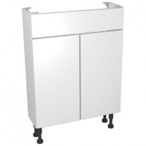 Wickes Vienna White Compact Vanity Unit - 600 x 735mm £171.20