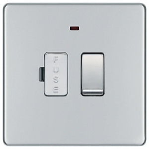 BG 13A Screwless Flat Plate Switched Fused Connection Unit,