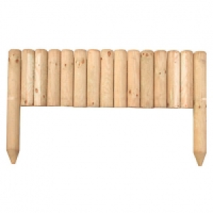 Forest Garden Easy To Fix Timber Border Edging - 150 X 1000