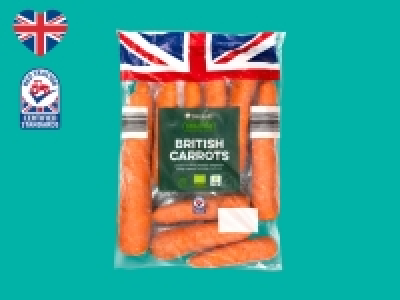 Oaklands Organic British Carrots £0.65
