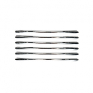 Wickes Tapered Bow Door Handle - Polished Chrome 160mm Pack