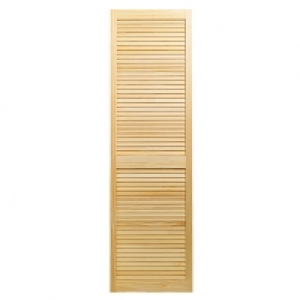 Wickes  Wickes Pine Closed Internal Louvre Door - 1829mm x 533mm