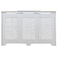 Wickes  Wickes Derwent Large Adjustable Radiator Cover White - 1430-