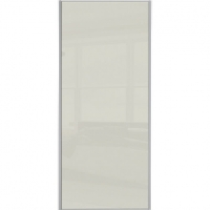 Spacepro Sliding Wardrobe Door Silver Framed Single Panel Ar £112.00