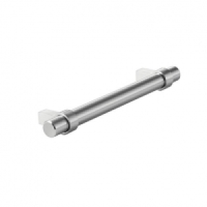 Wickes Celia Ringed Bar Handle - Stainless Steel Effect 128m