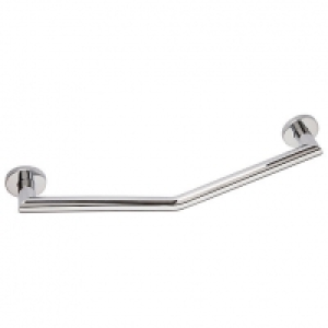 Croydex Angled Chrome Grab Bar - 600mm £32.40