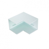 Wickes  Wickes Maxi Trunking Outside Angle - White 50 x 50mm Pack of