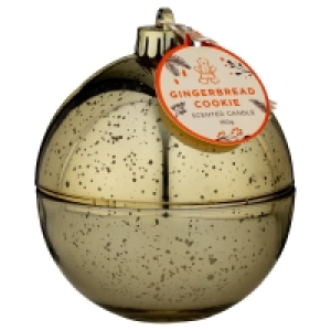 Bauble Scented Candle 160g - Gingerbread Cookie