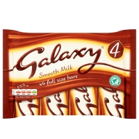BMStores  Galaxy Chocolate Bars 4 x42g