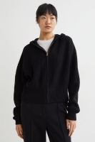 HM  Cashmere zip-through hoodie
